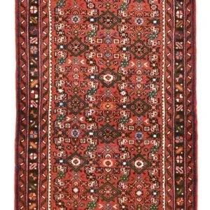 Løper Persisk teppe - Nomadisk - 198 x 78 cm - terrakotta