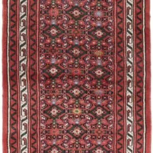 Løper Persisk teppe - Nomadisk - 200 x 75 cm - rød