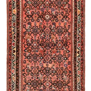 Løper Persisk teppe - Nomadisk - 200 x 73 cm - lys rød