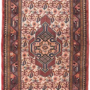 Løper Persisk teppe - Nomadisk - 200 x 88 cm - lys rød