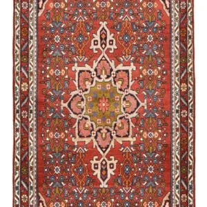 Løper Persisk teppe - Nomadisk - 200 x 98 cm - mørk rød
