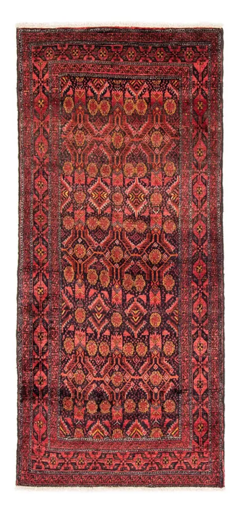 Løper Persisk teppe - Nomadisk - 202 x 95 cm - rød