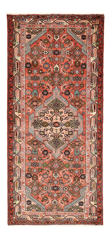 Løper Persisk teppe - Nomadisk - 202 x 92 cm - lys rød