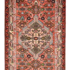 Løper Persisk teppe - Nomadisk - 202 x 92 cm - lys rød