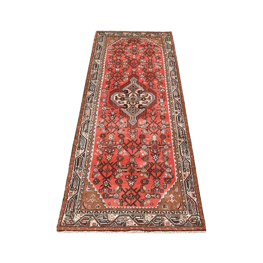 Løper Persisk teppe - Nomadisk - 203 x 74 cm - lys rød