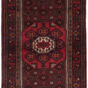 Løper Persisk teppe - Nomadisk - 205 x 100 cm - flerfarget