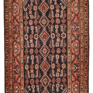 Løper Persisk teppe - Nomadisk - 205 x 108 cm - mørkeblå