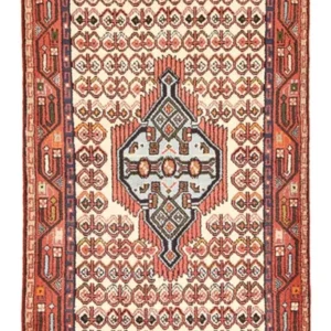 Løper Persisk teppe - Nomadisk - 205 x 80 cm - lys rød
