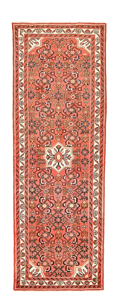 Løper Persisk teppe - Nomadisk - 206 x 69 cm - lys rød