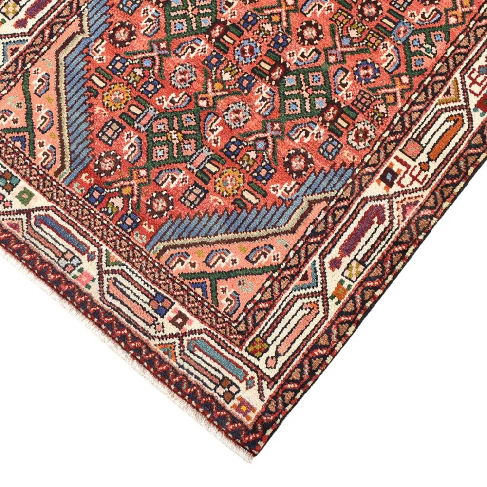 Løper Persisk teppe - Nomadisk - 206 x 79 cm - lys rød