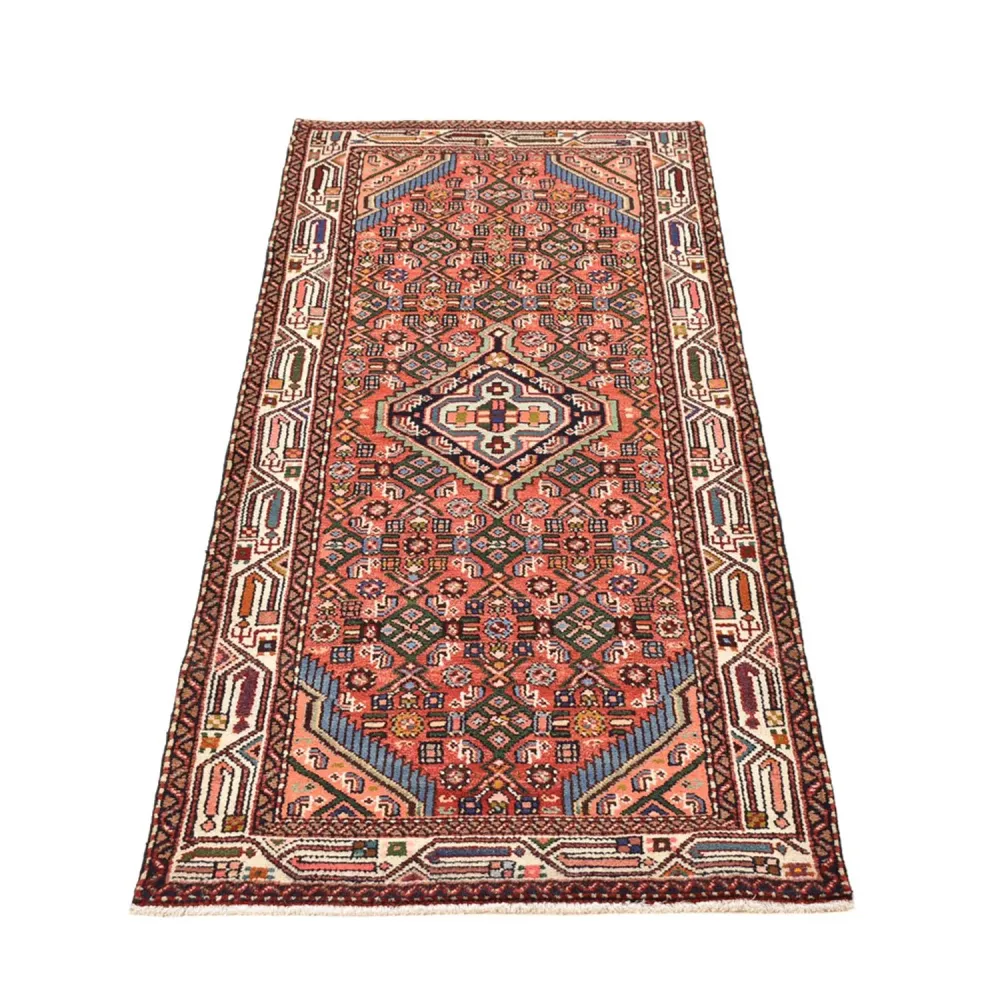 Løper Persisk teppe - Nomadisk - 206 x 79 cm - lys rød