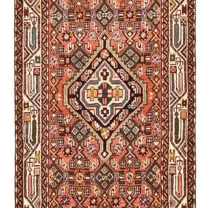 Løper Persisk teppe - Nomadisk - 206 x 79 cm - lys rød