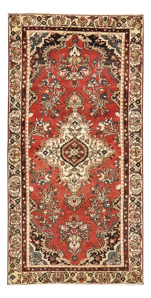 Løper Persisk teppe - Nomadisk - 207 x 104 cm - rød