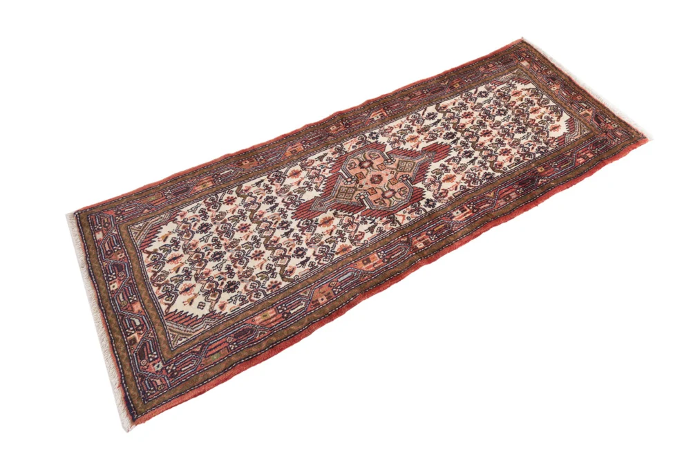Løper Persisk teppe - Nomadisk - 207 x 77 cm - lys rød