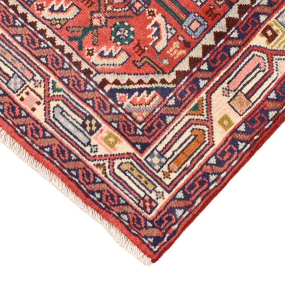 Løper Persisk teppe - Nomadisk - 208 x 83 cm - lys rød