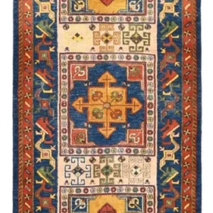 Løper Persisk teppe - Nomadisk - 210 x 82 cm - flerfarget