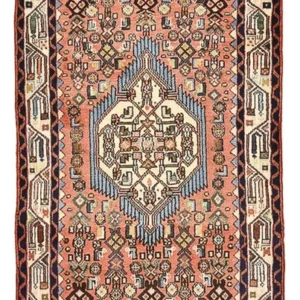 Løper Persisk teppe - Nomadisk - 212 x 80 cm - lys rød