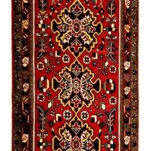 Løper Persisk teppe - Nomadisk - 213 x 86 cm - mørk rød