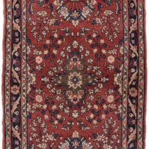 Løper Persisk teppe - Nomadisk - 214 x 75 cm - rød
