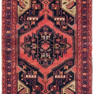 Løper Persisk teppe - Nomadisk - 216 x 111 cm - mørkeblå