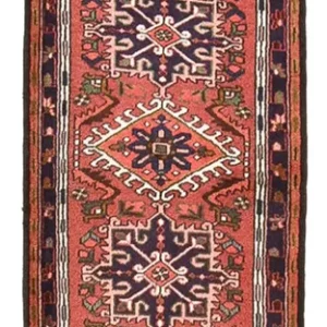 Løper Persisk teppe - Nomadisk - 218 x 71 cm - rød