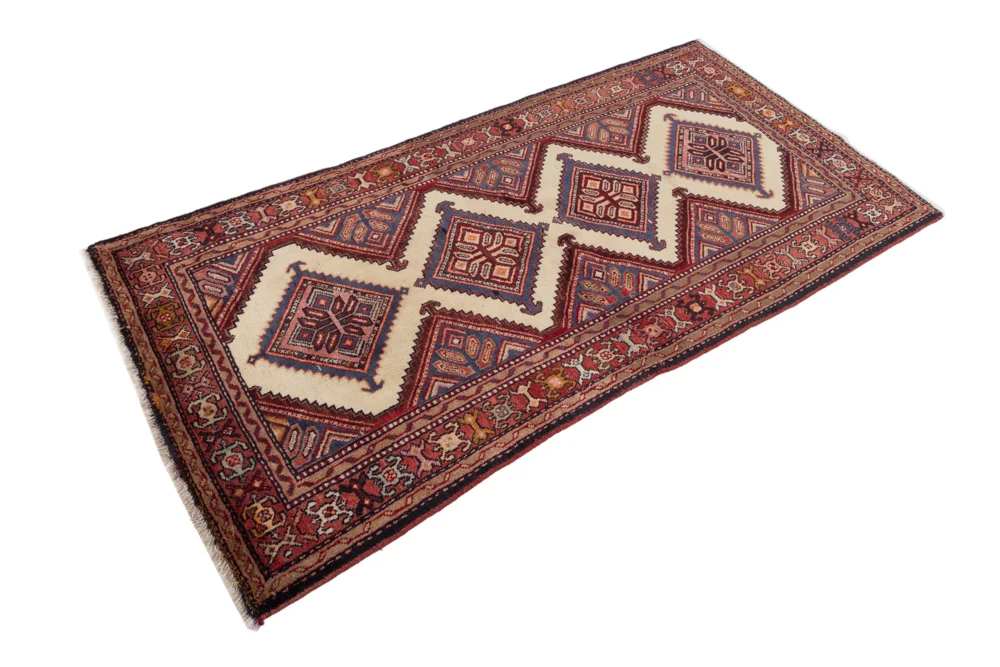 Løper Persisk teppe - Nomadisk - 230 x 120 cm - rust