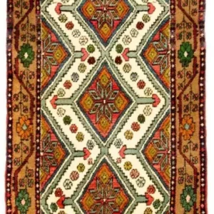 Løper Persisk teppe - Nomadisk - 238 x 82 cm - beige