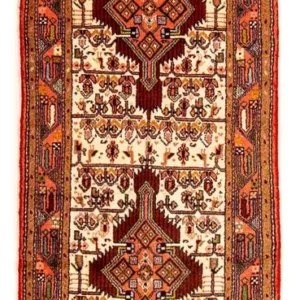 Løper Persisk teppe - Nomadisk - 240 x 70 cm - beige