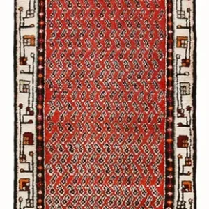 Løper Persisk teppe - Nomadisk - 260 x 70 cm - rød