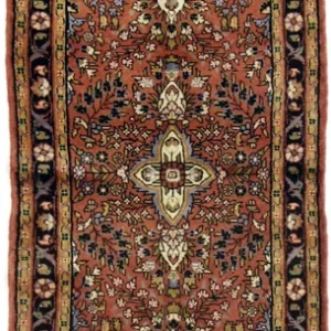 Løper Persisk teppe - Nomadisk - 270 x 76 cm - rust