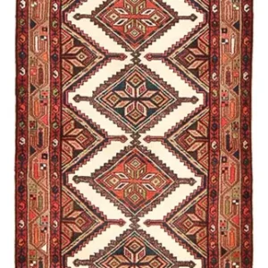 Løper Persisk teppe - Nomadisk - 271 x 87 cm - lys rød