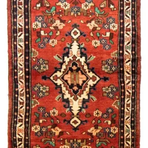 Løper Persisk teppe - Nomadisk - 273 x 97 cm - oransje