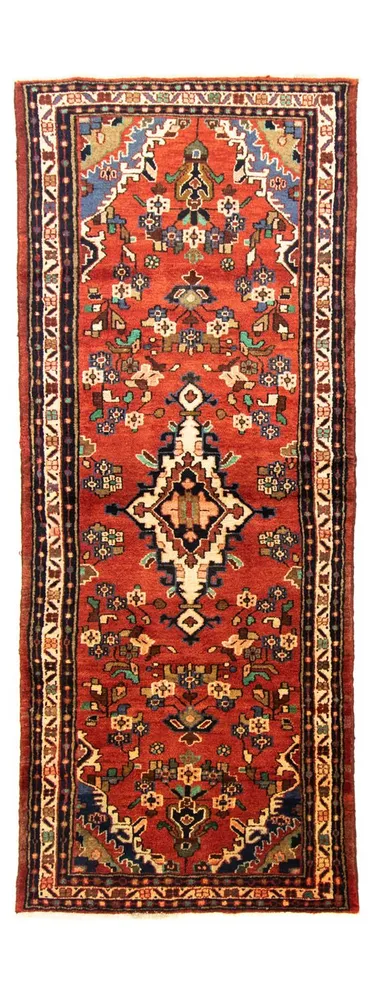 Løper Persisk teppe - Nomadisk - 273 x 97 cm - oransje