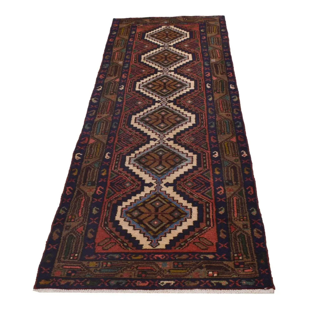 Løper Persisk teppe - Nomadisk - 275 x 77 cm - rust