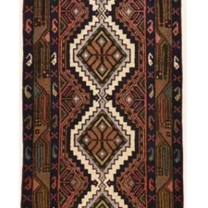 Løper Persisk teppe - Nomadisk - 275 x 77 cm - rust