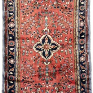Løper Persisk teppe - Nomadisk - 275 x 85 cm - rust