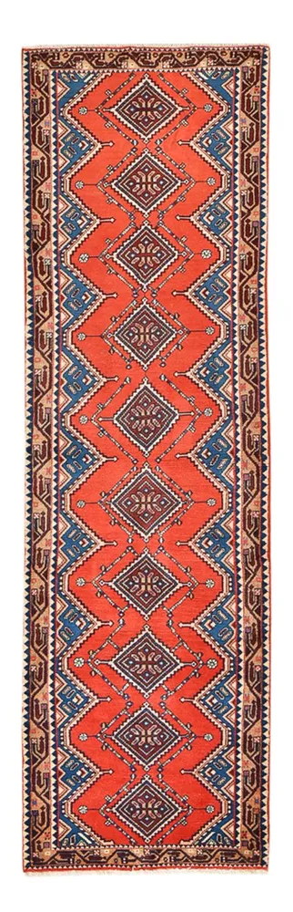 Løper Persisk teppe - Nomadisk - 276 x 80 cm - rød