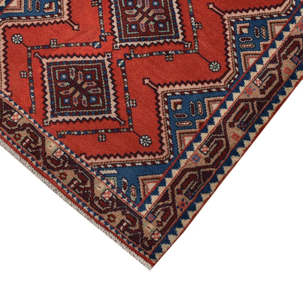 Løper Persisk teppe - Nomadisk - 276 x 80 cm - rød