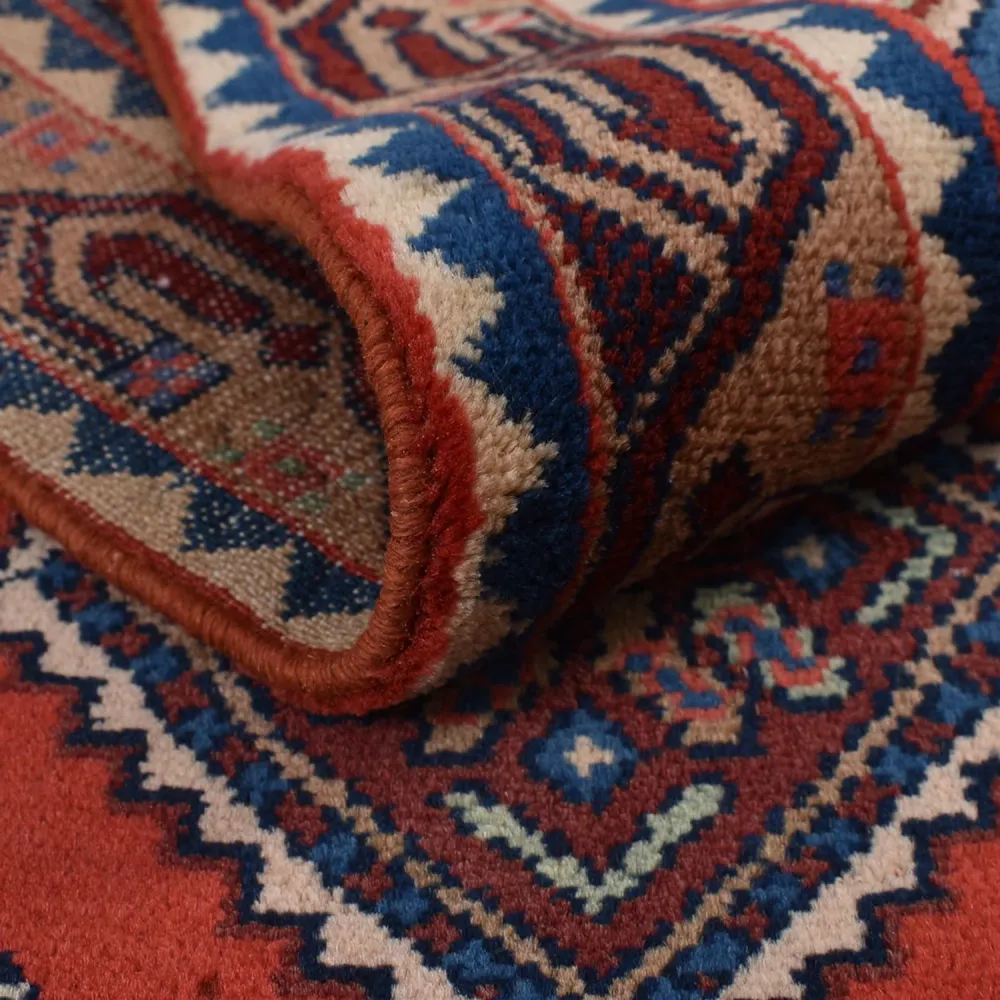 Løper Persisk teppe - Nomadisk - 276 x 80 cm - rød