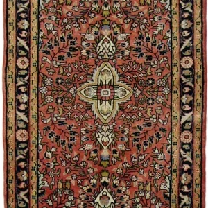 Løper Persisk teppe - Nomadisk - 277 x 80 cm - rust