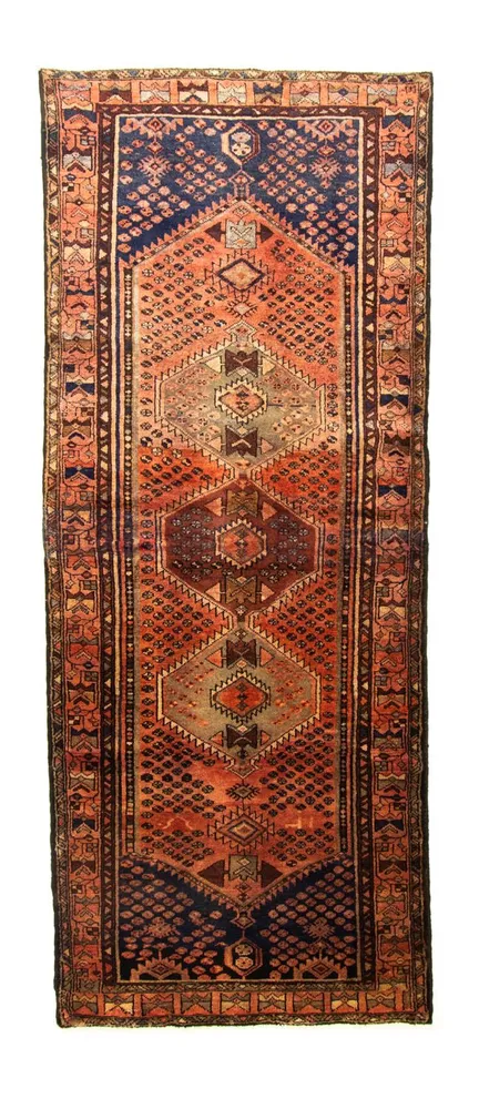 Løper Persisk teppe - Nomadisk - 280 x 107 cm - blå