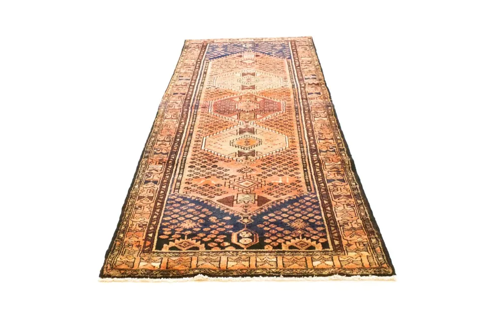 Løper Persisk teppe - Nomadisk - 280 x 107 cm - blå