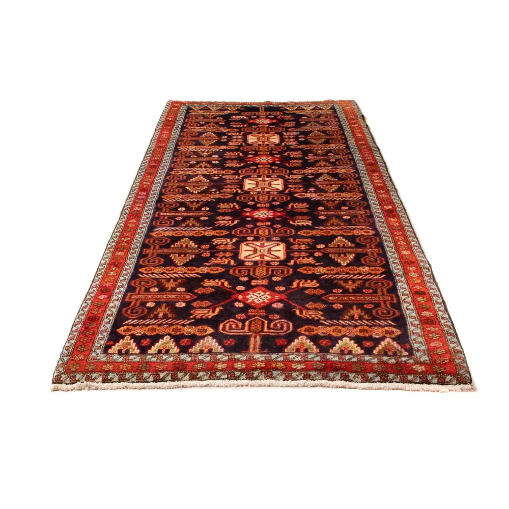 Løper Persisk teppe - Nomadisk - 280 x 130 cm - mørkeblå
