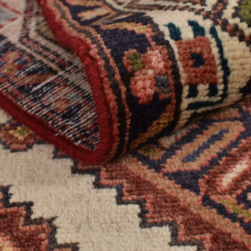 Løper Persisk teppe - Nomadisk - 280 x 75 cm - lys beige