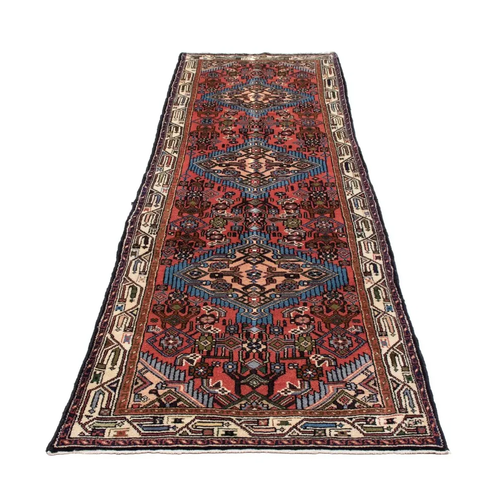 Løper Persisk teppe - Nomadisk - 280 x 80 cm - lys rød