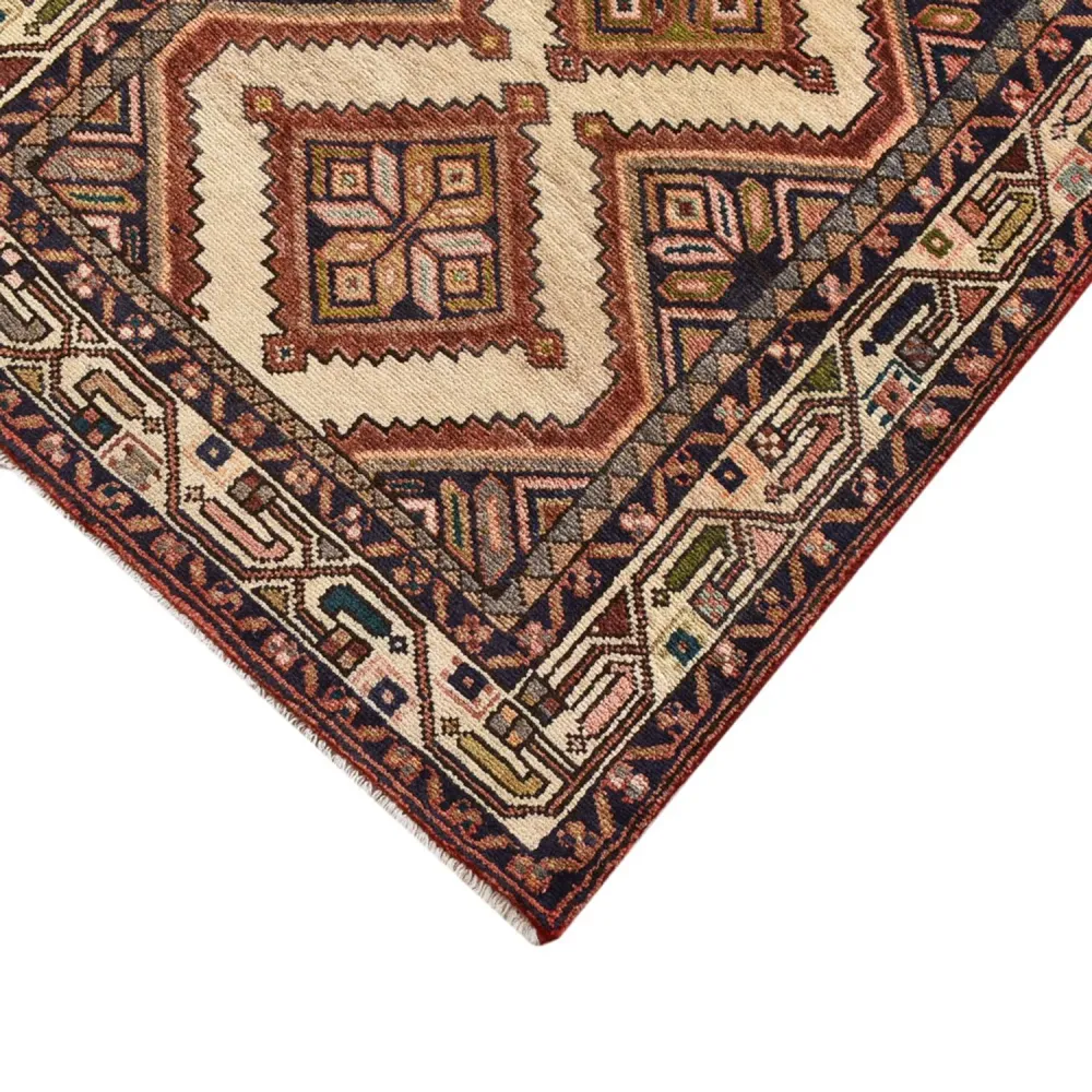 Løper Persisk teppe - Nomadisk - 280 x 75 cm - lys beige