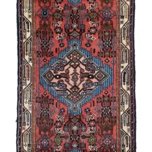 Løper Persisk teppe - Nomadisk - 280 x 80 cm - lys rød