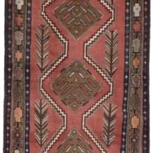 Løper Persisk teppe - Nomadisk - 280 x 95 cm - rust
