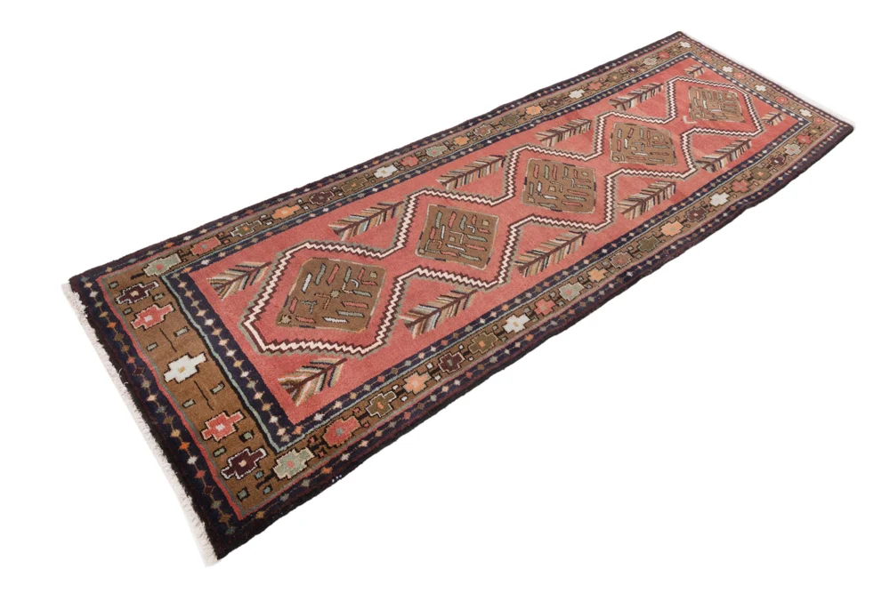 Løper Persisk teppe - Nomadisk - 280 x 95 cm - rust