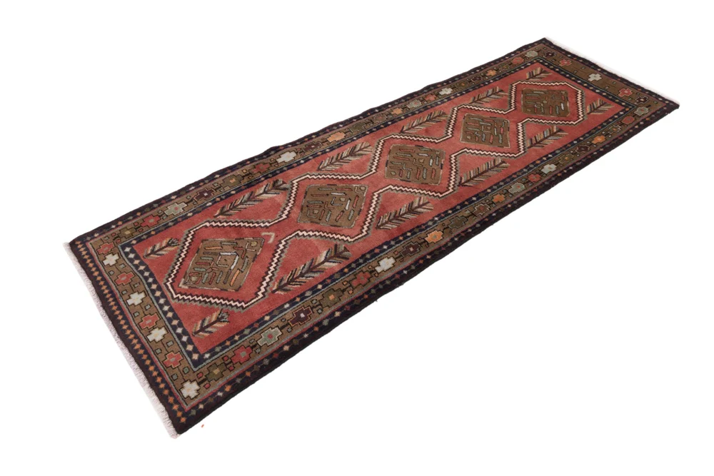 Løper Persisk teppe - Nomadisk - 280 x 95 cm - rust
